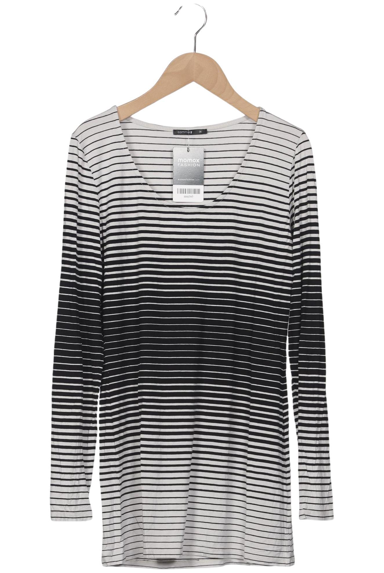 

Comma Damen Langarmshirt, mehrfarbig, Gr. 36