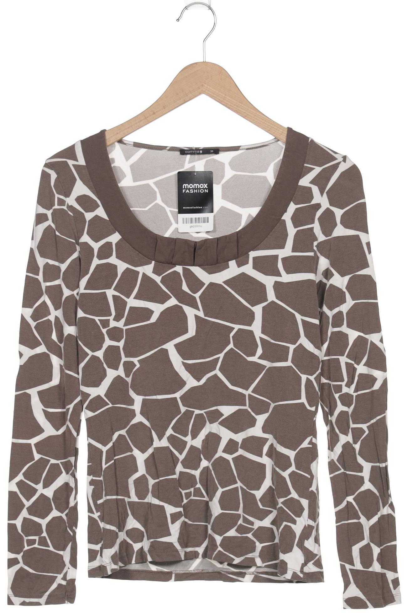 

Comma Damen Langarmshirt, braun, Gr. 38