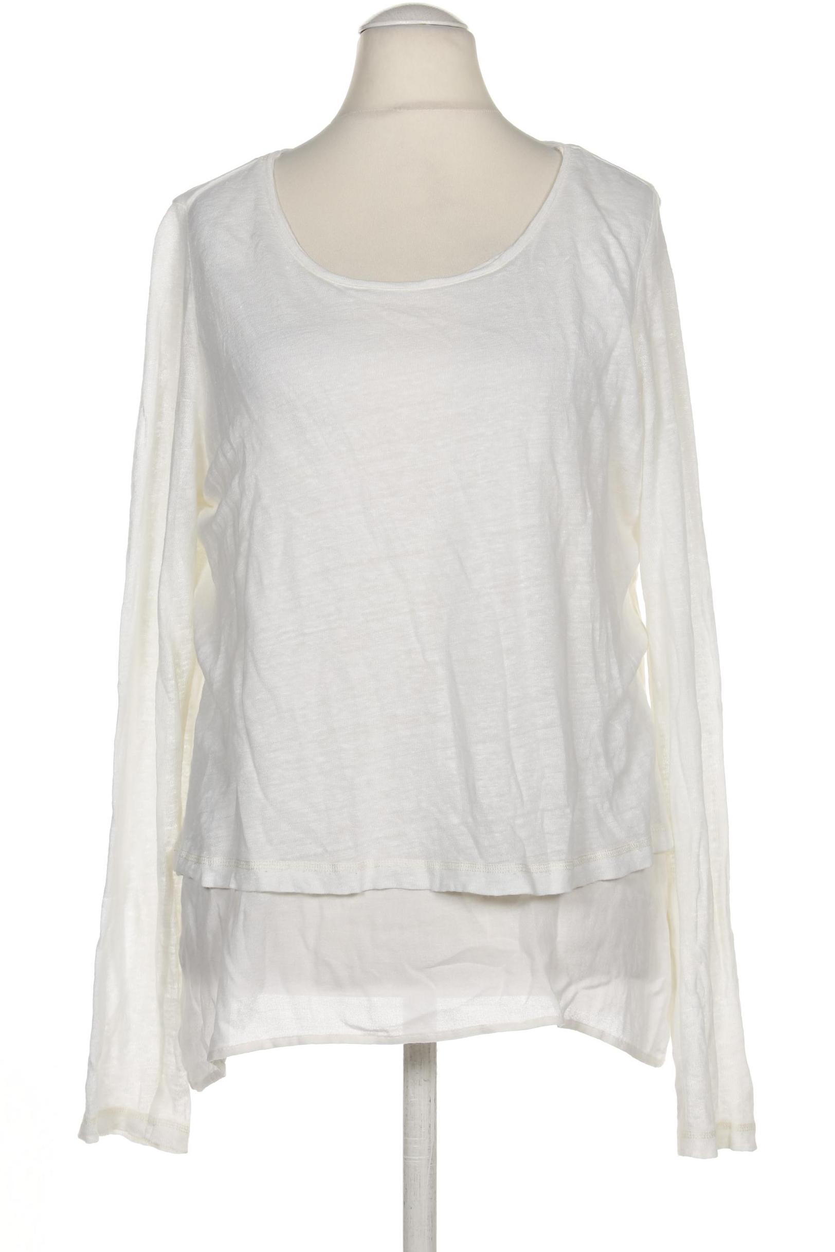 

Comma Damen Langarmshirt, weiß, Gr. 36