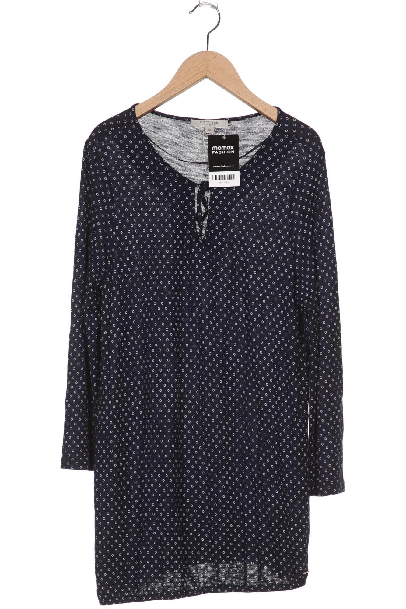 

Comma Damen Langarmshirt, marineblau, Gr. 40
