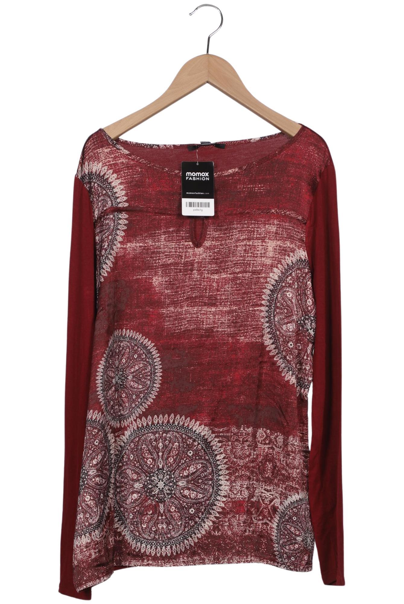 

Comma Damen Langarmshirt, bordeaux, Gr. 42