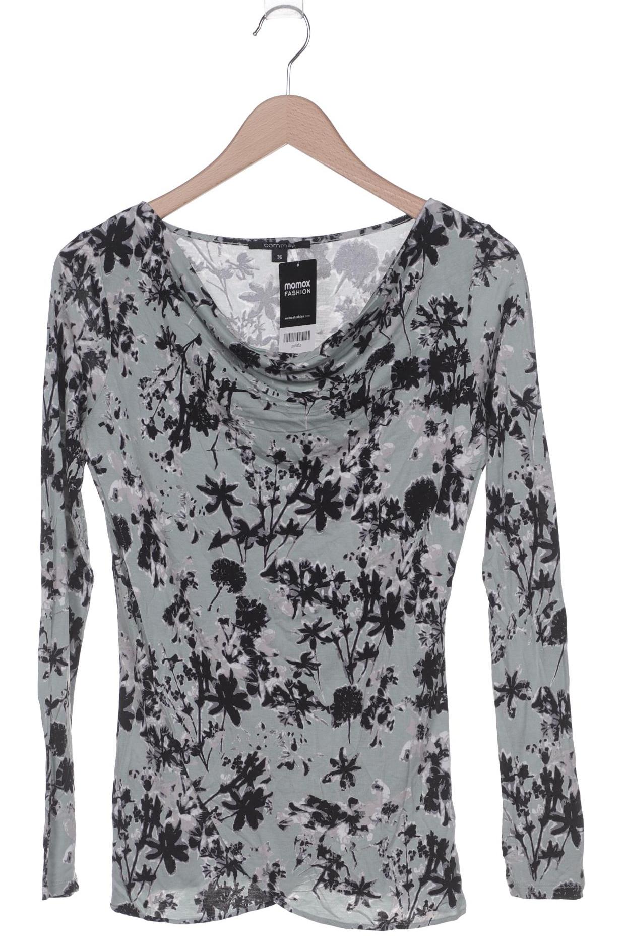 

Comma Damen Langarmshirt, türkis, Gr. 36