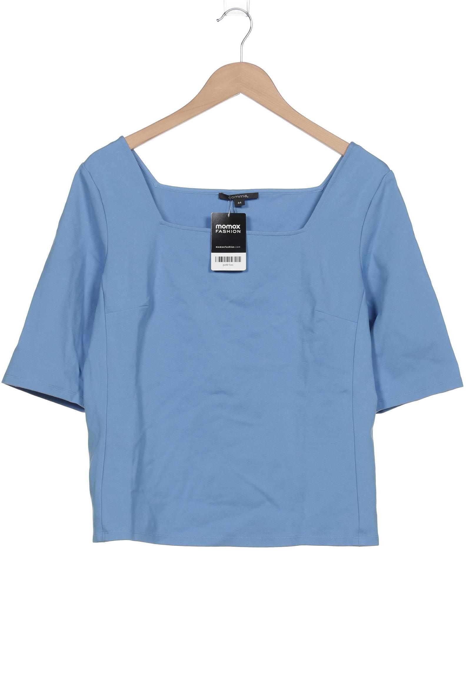 

Comma Damen Langarmshirt, blau, Gr. 44