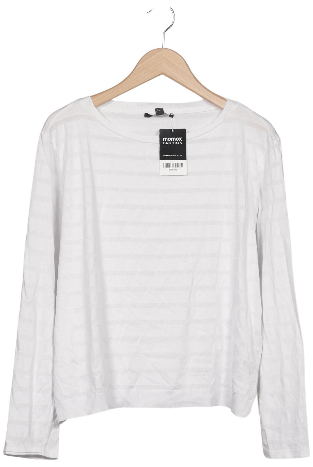 

Comma Damen Langarmshirt, weiß, Gr. 44