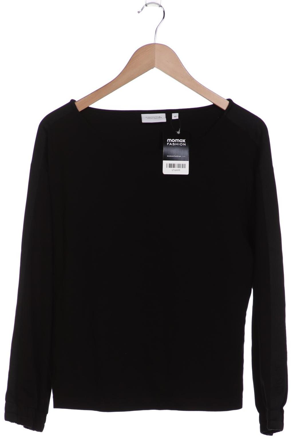 

Comma Damen Langarmshirt, schwarz, Gr. 40