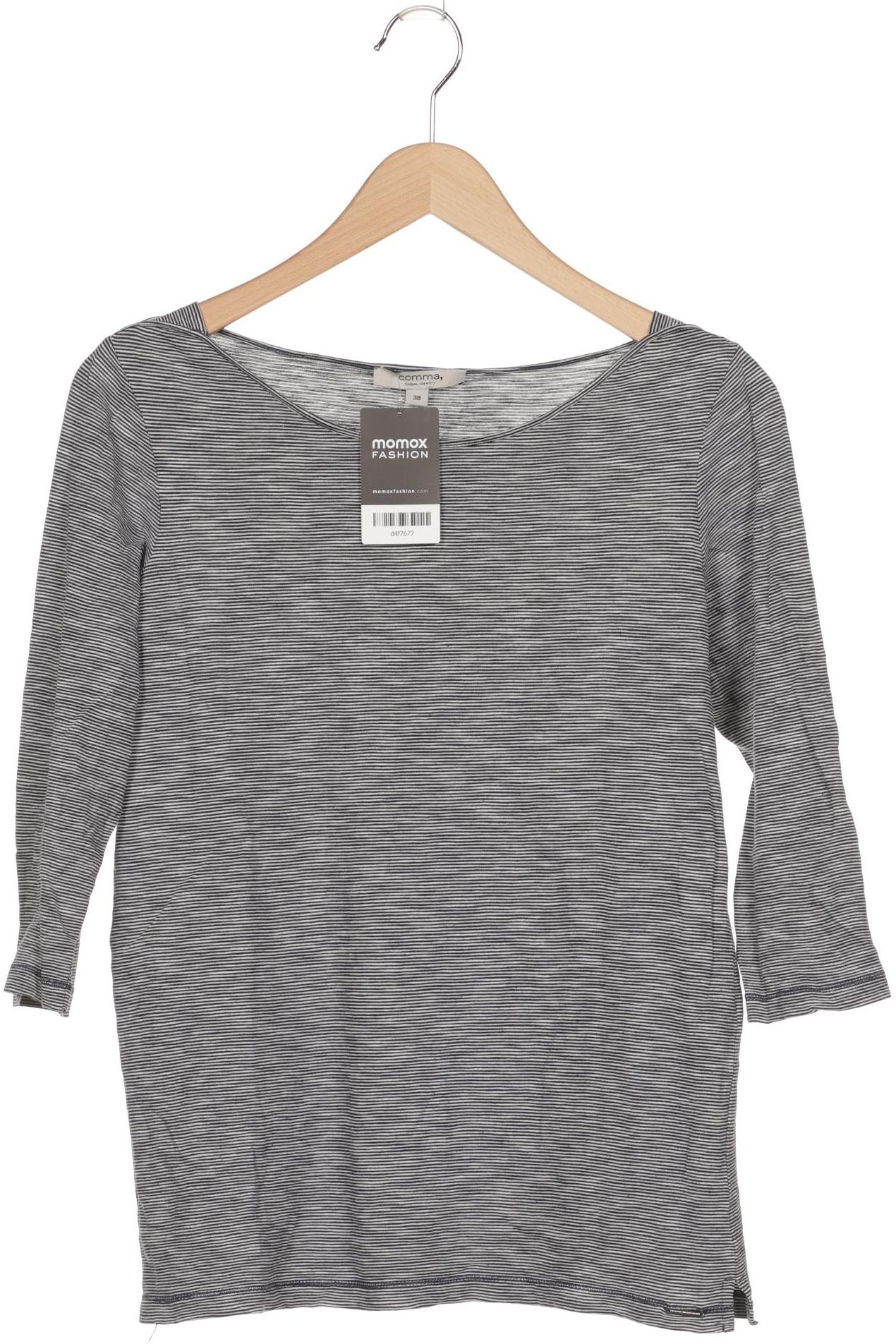 

Comma Damen Langarmshirt, marineblau, Gr. 38
