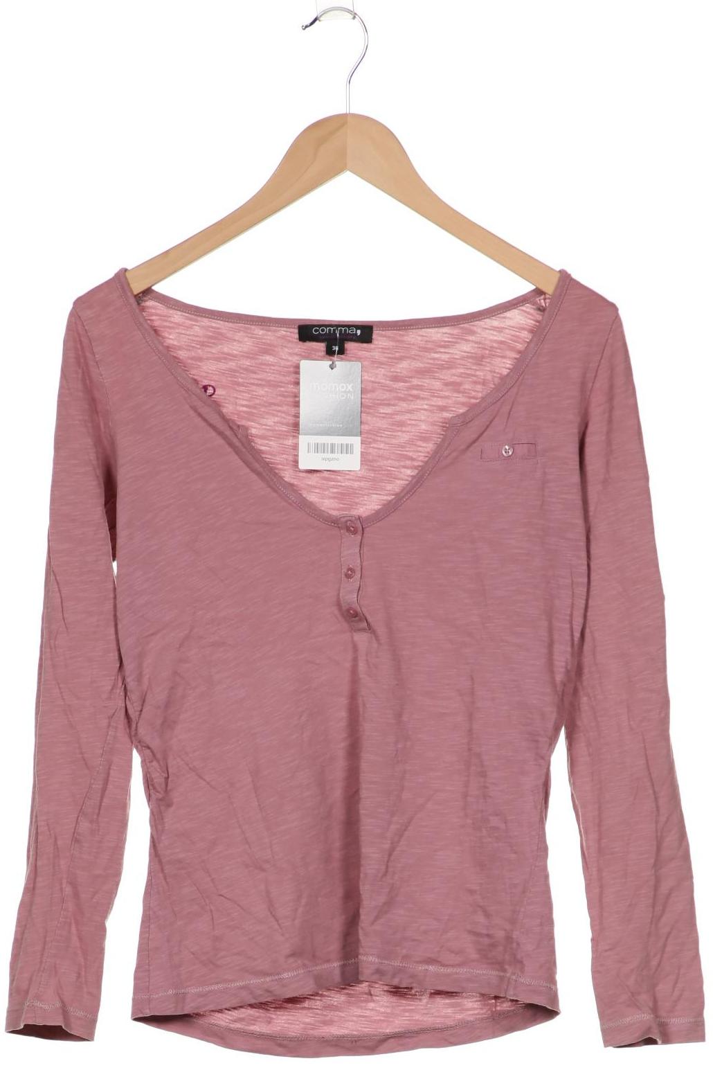 

Comma Damen Langarmshirt, bordeaux, Gr. 36