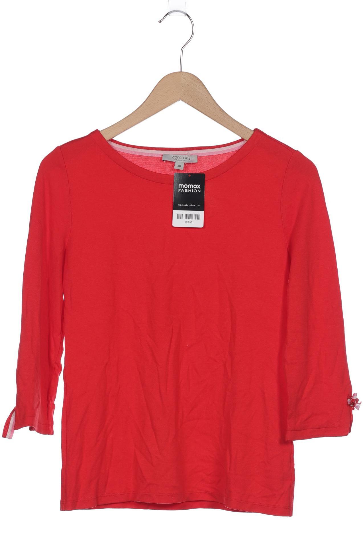 

Comma Damen Langarmshirt, rot