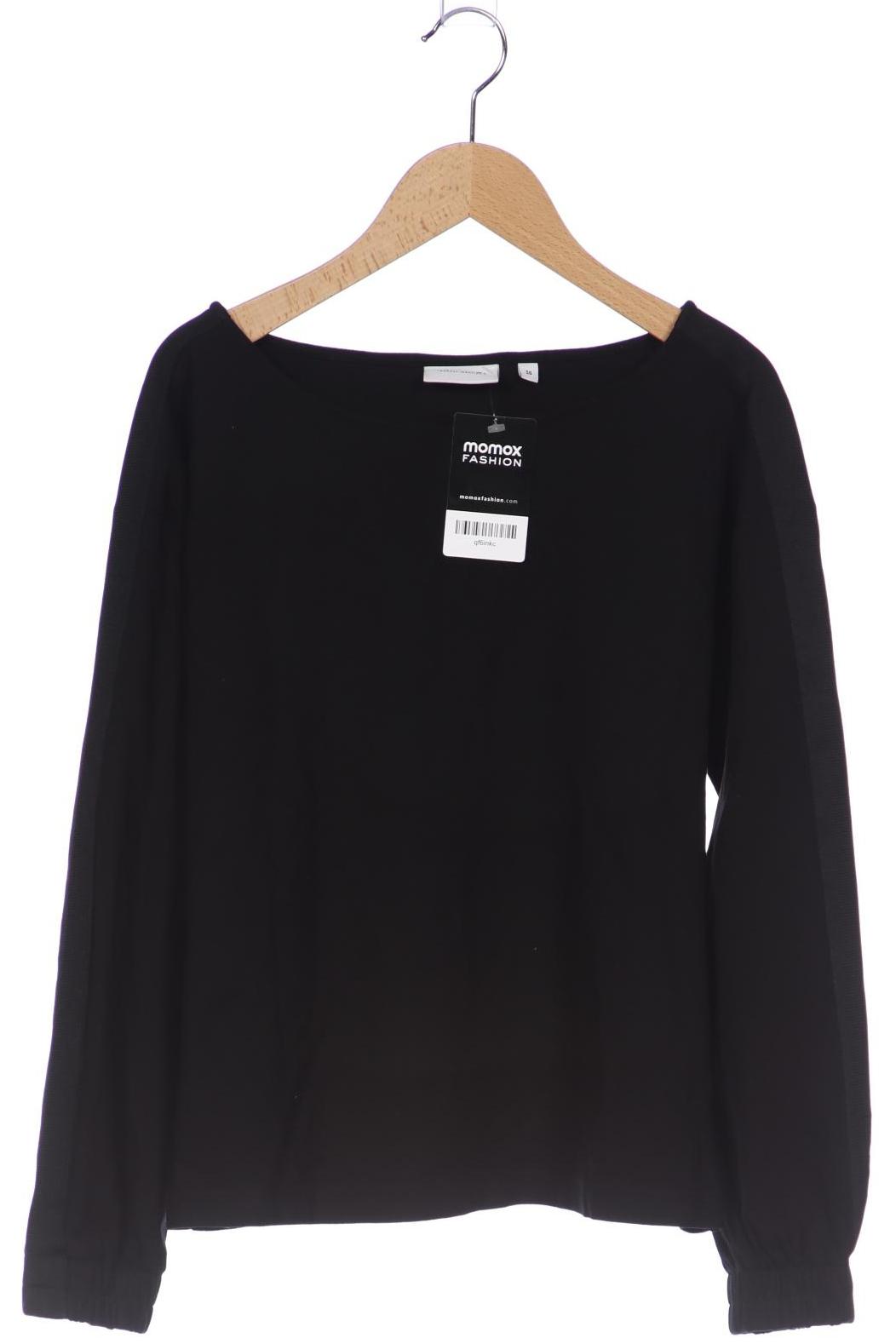 

Comma Damen Langarmshirt, schwarz, Gr. 36