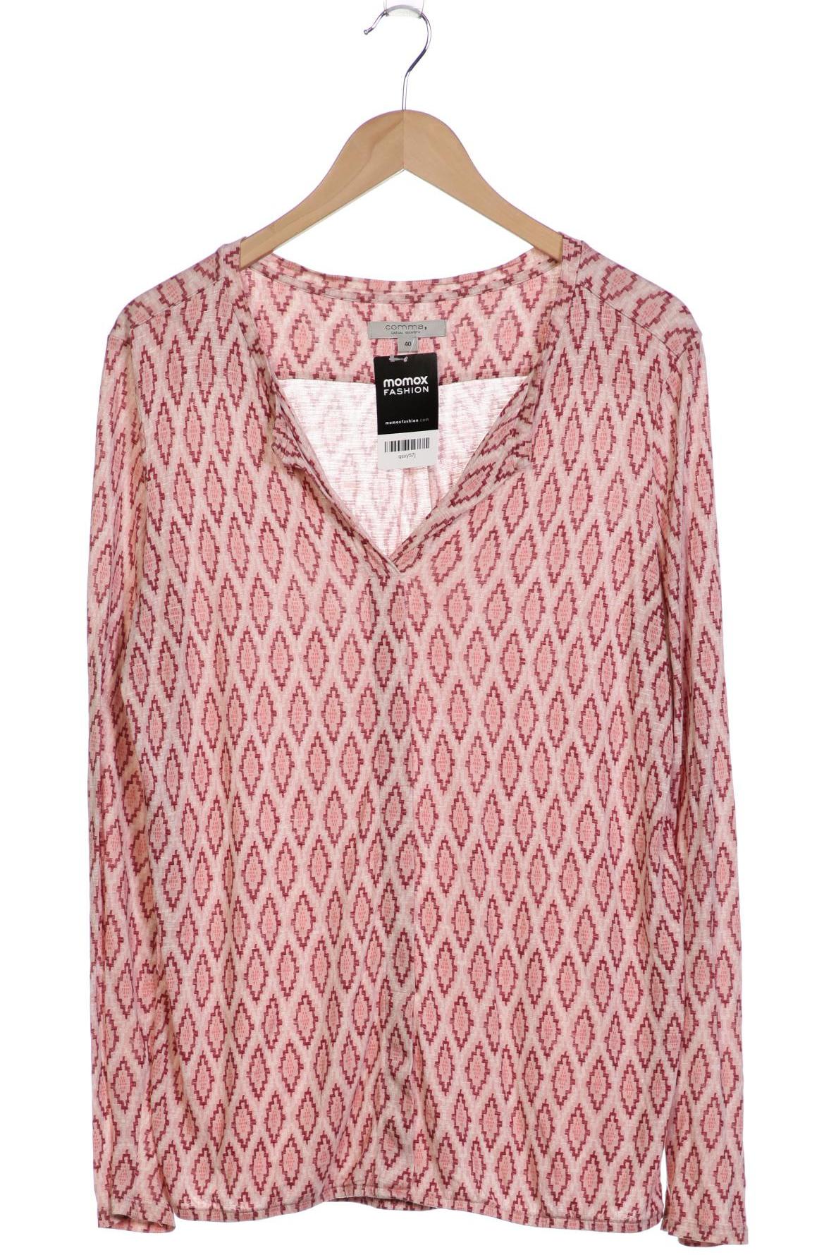 

Comma Damen Langarmshirt, pink, Gr. 40