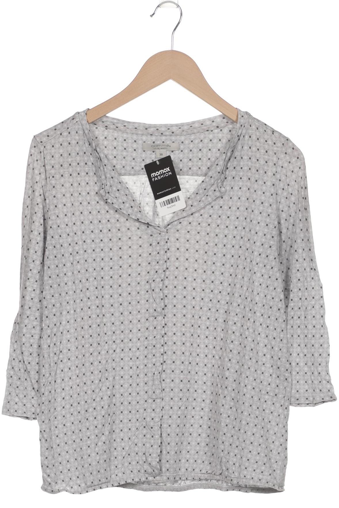 

Comma Damen Langarmshirt, grau, Gr. 38