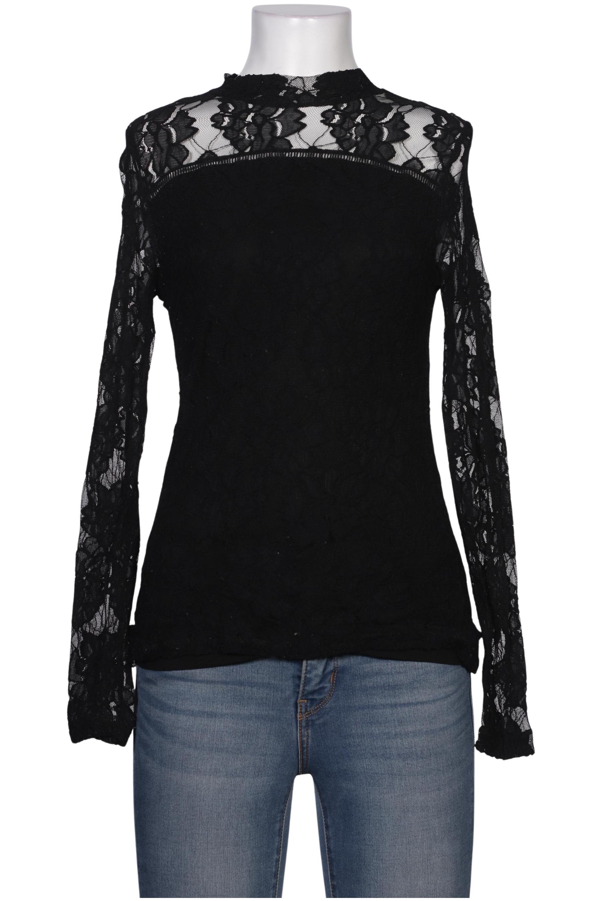 

Comma Damen Langarmshirt, schwarz, Gr. 38