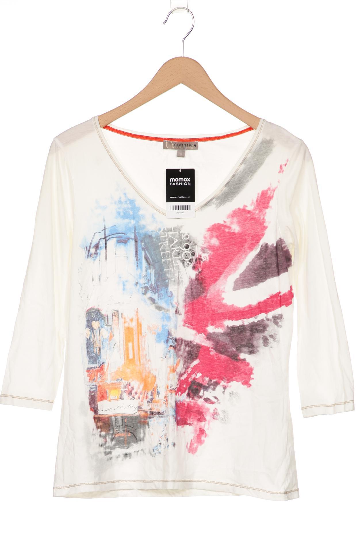 

Comma Damen Langarmshirt, cremeweiß
