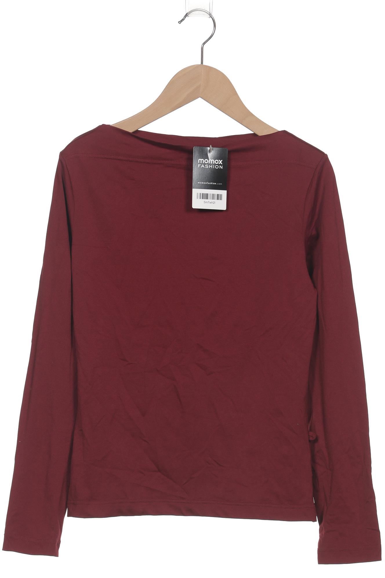 

Comma Damen Langarmshirt, bordeaux, Gr. 36