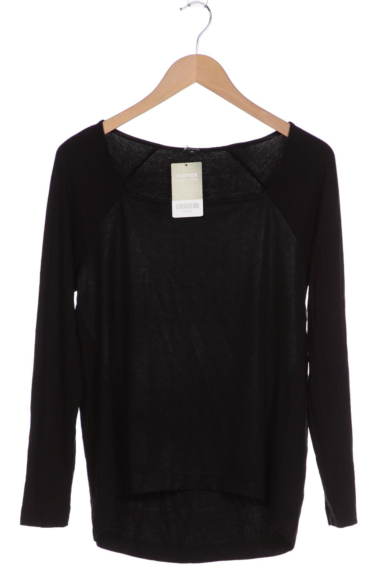 

Comma Damen Langarmshirt, schwarz, Gr. 36