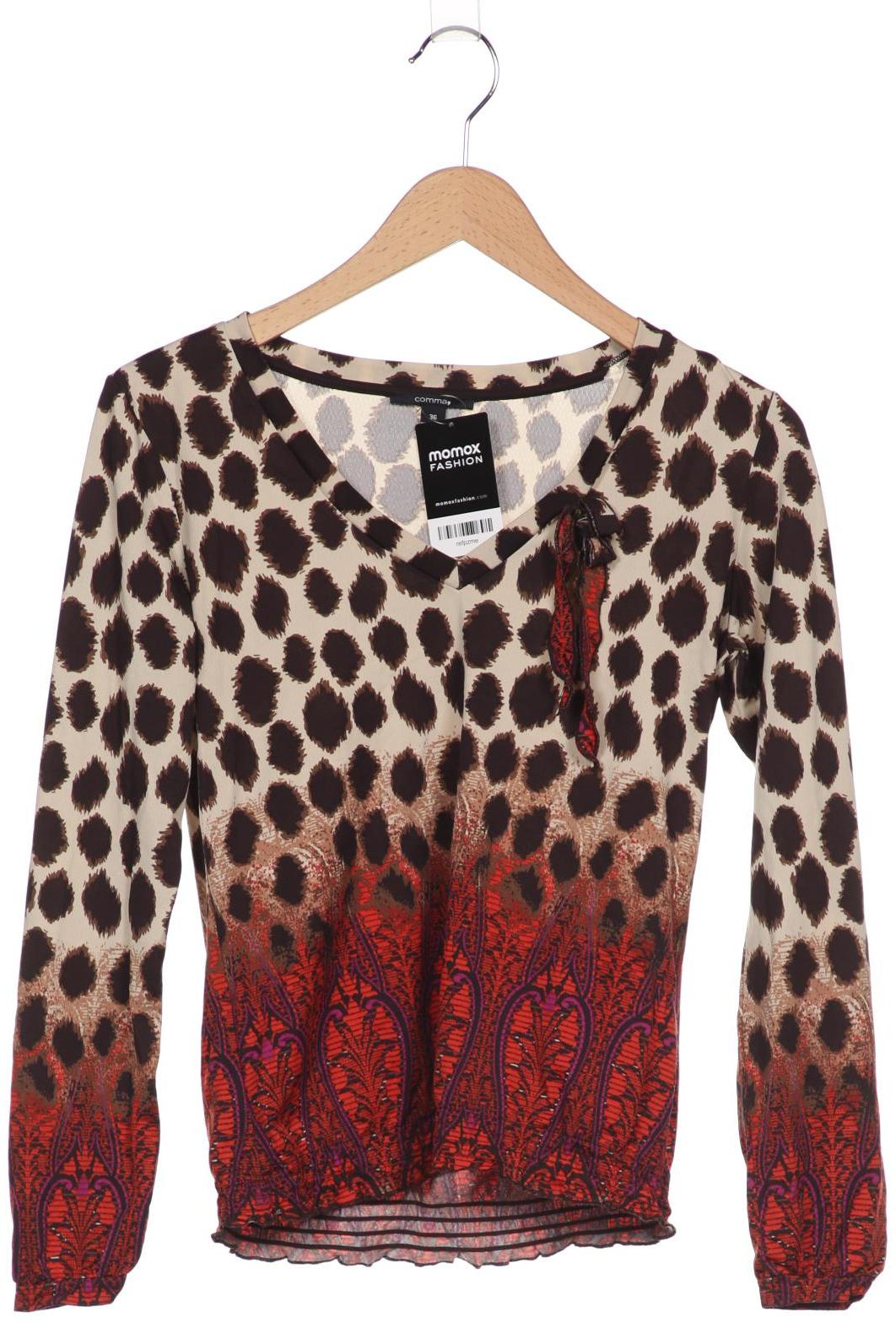 

Comma Damen Langarmshirt, mehrfarbig