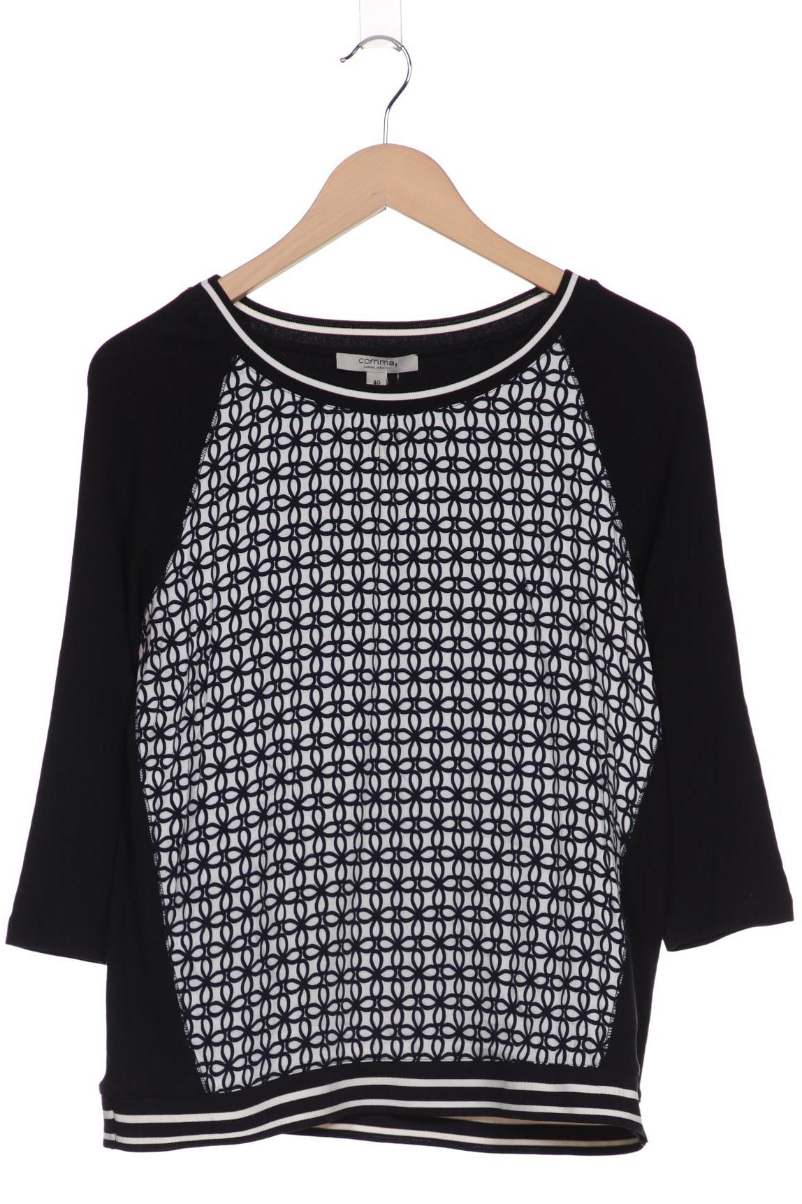 

Comma Damen Langarmshirt, marineblau, Gr. 40