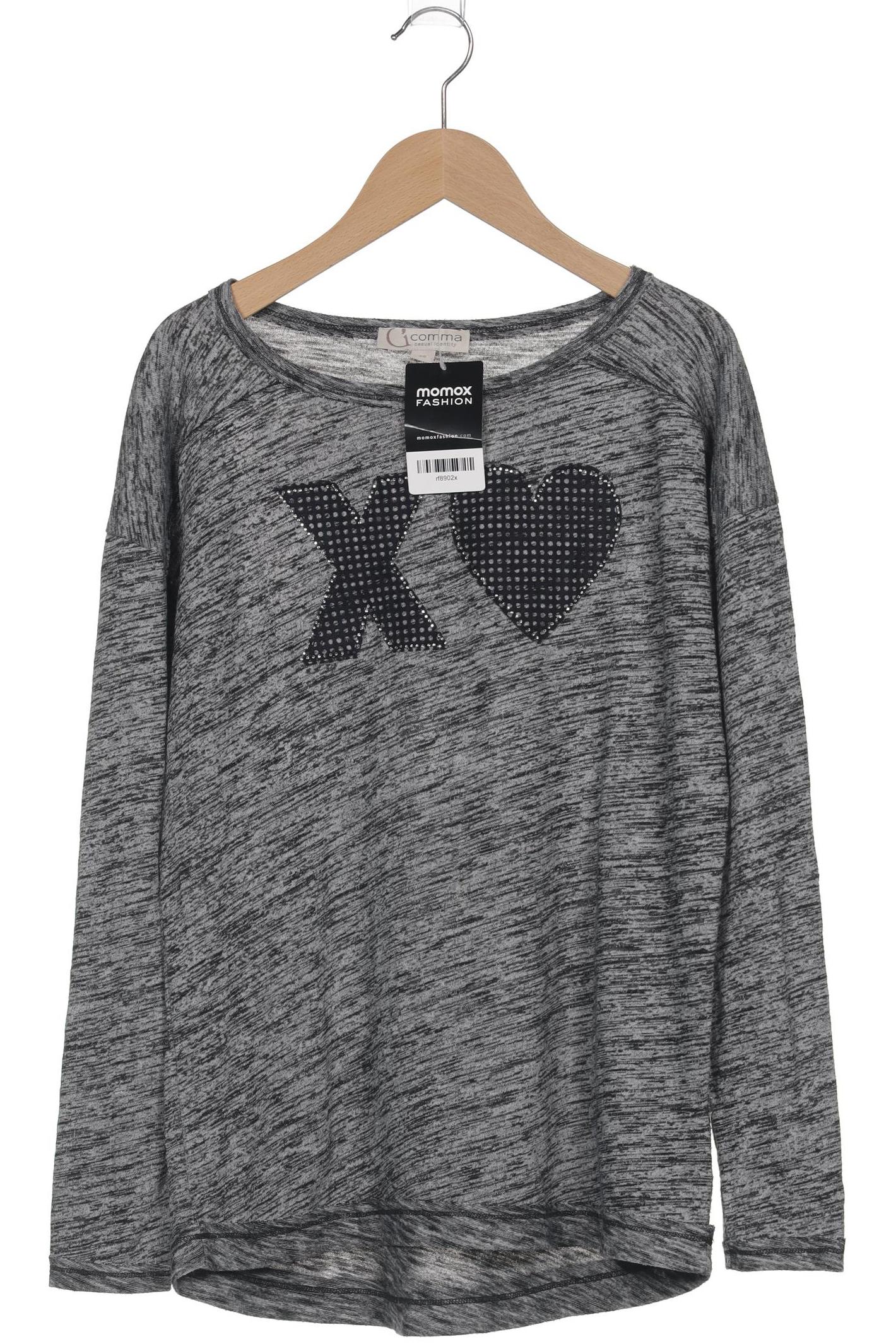 

Comma Damen Langarmshirt, grau, Gr. 38