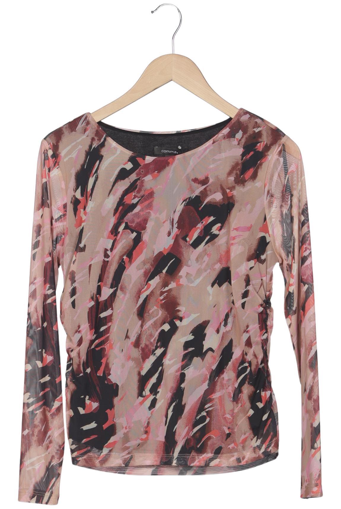 

Comma Damen Langarmshirt, mehrfarbig, Gr. 38