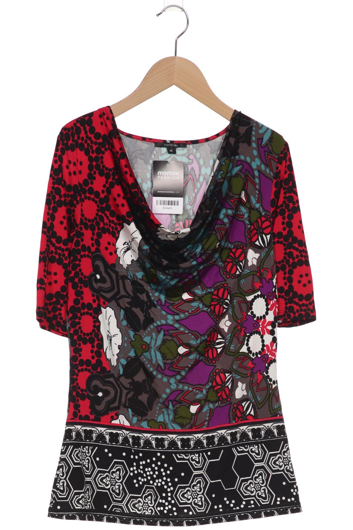 

Comma Damen Langarmshirt, mehrfarbig, Gr. 36