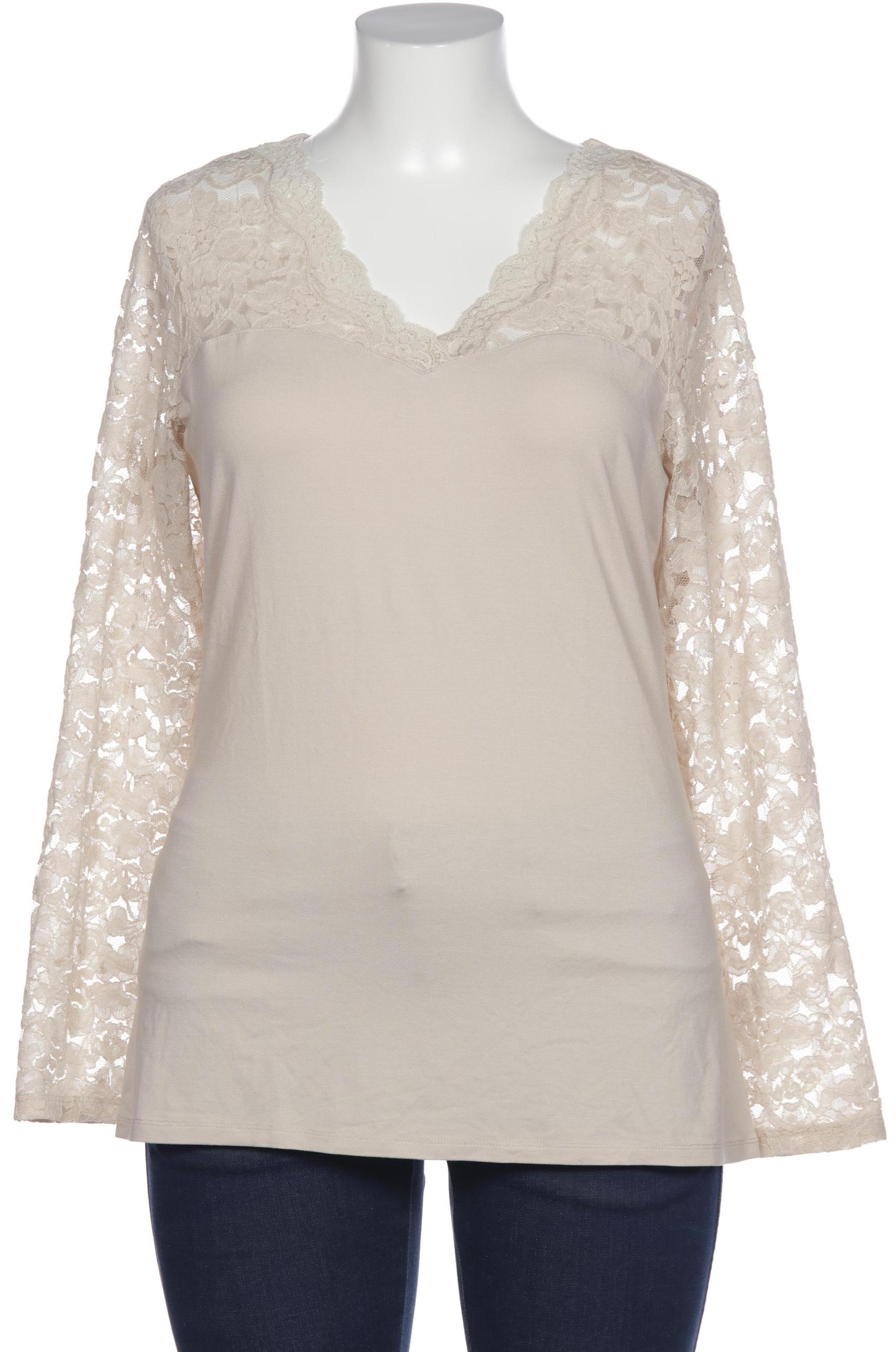 

Comma Damen Langarmshirt, beige, Gr. 44