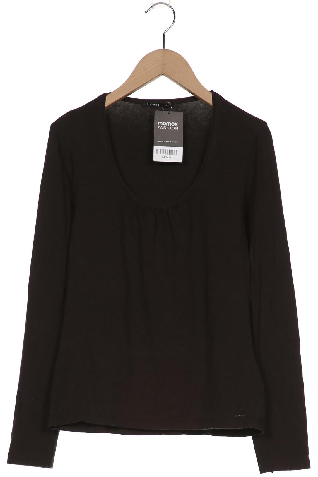 

Comma Damen Langarmshirt, braun, Gr. 38