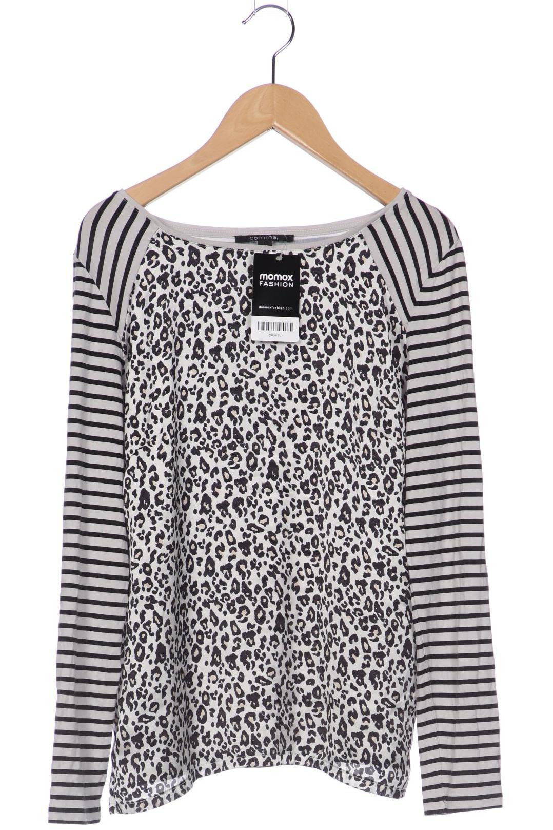 

Comma Damen Langarmshirt, grau, Gr. 36