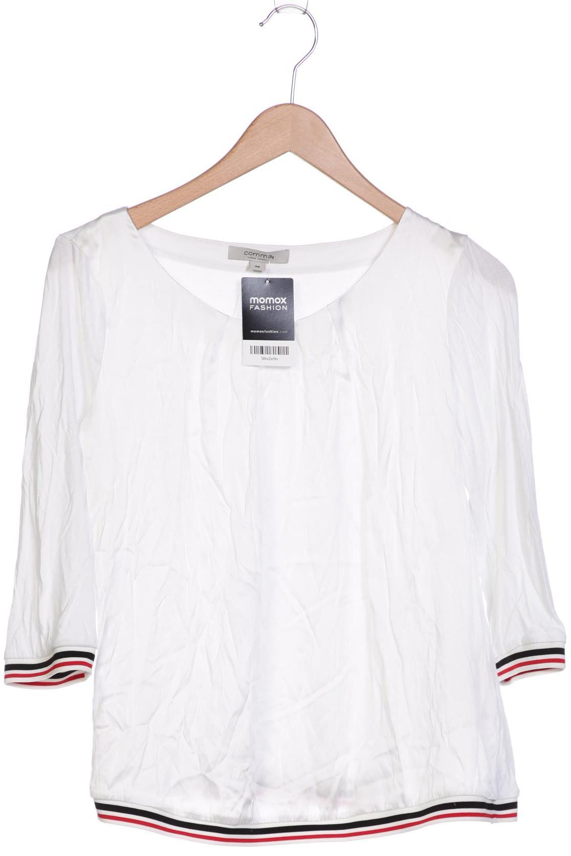 

Comma Damen Langarmshirt, weiß