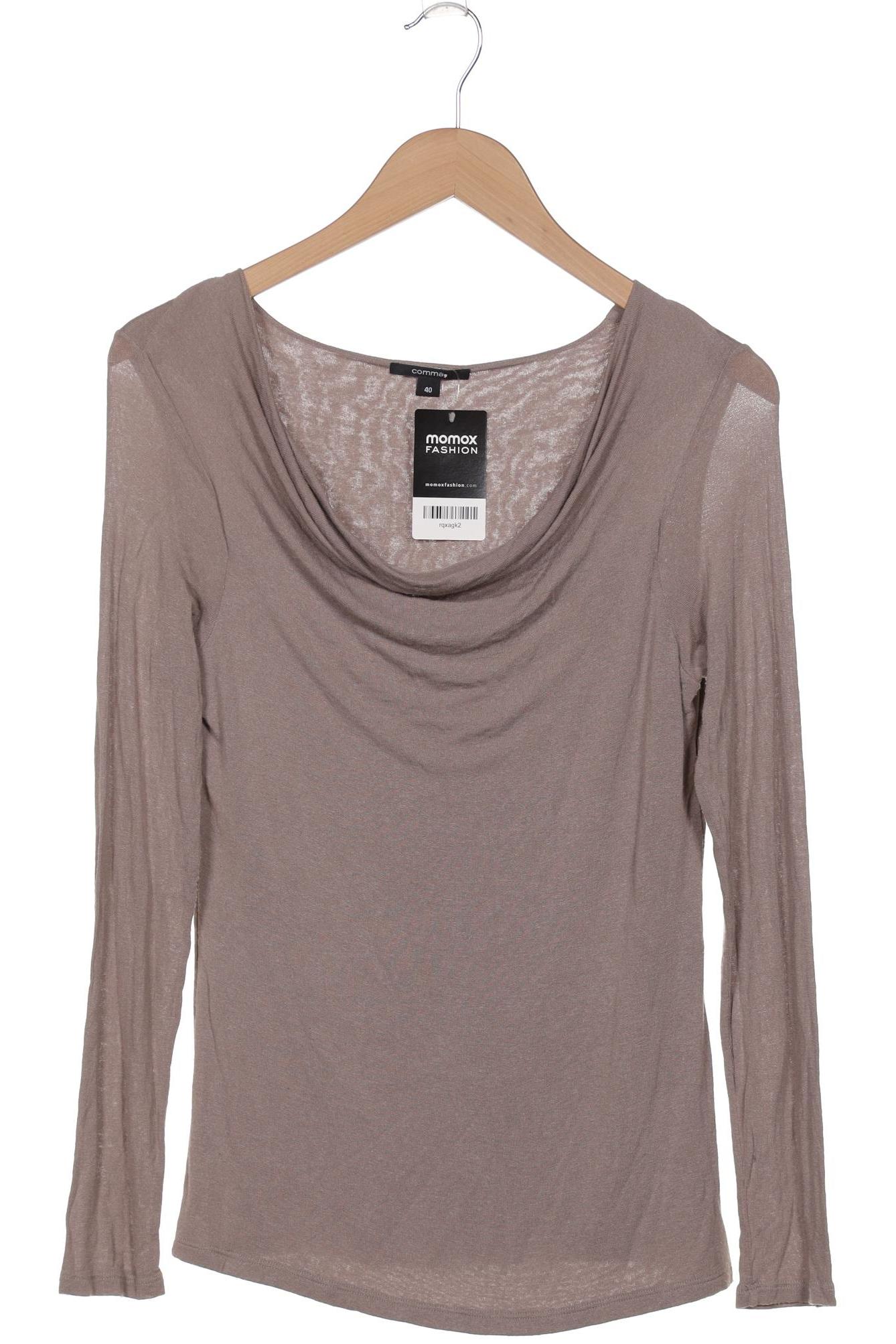 

Comma Damen Langarmshirt, braun, Gr. 40