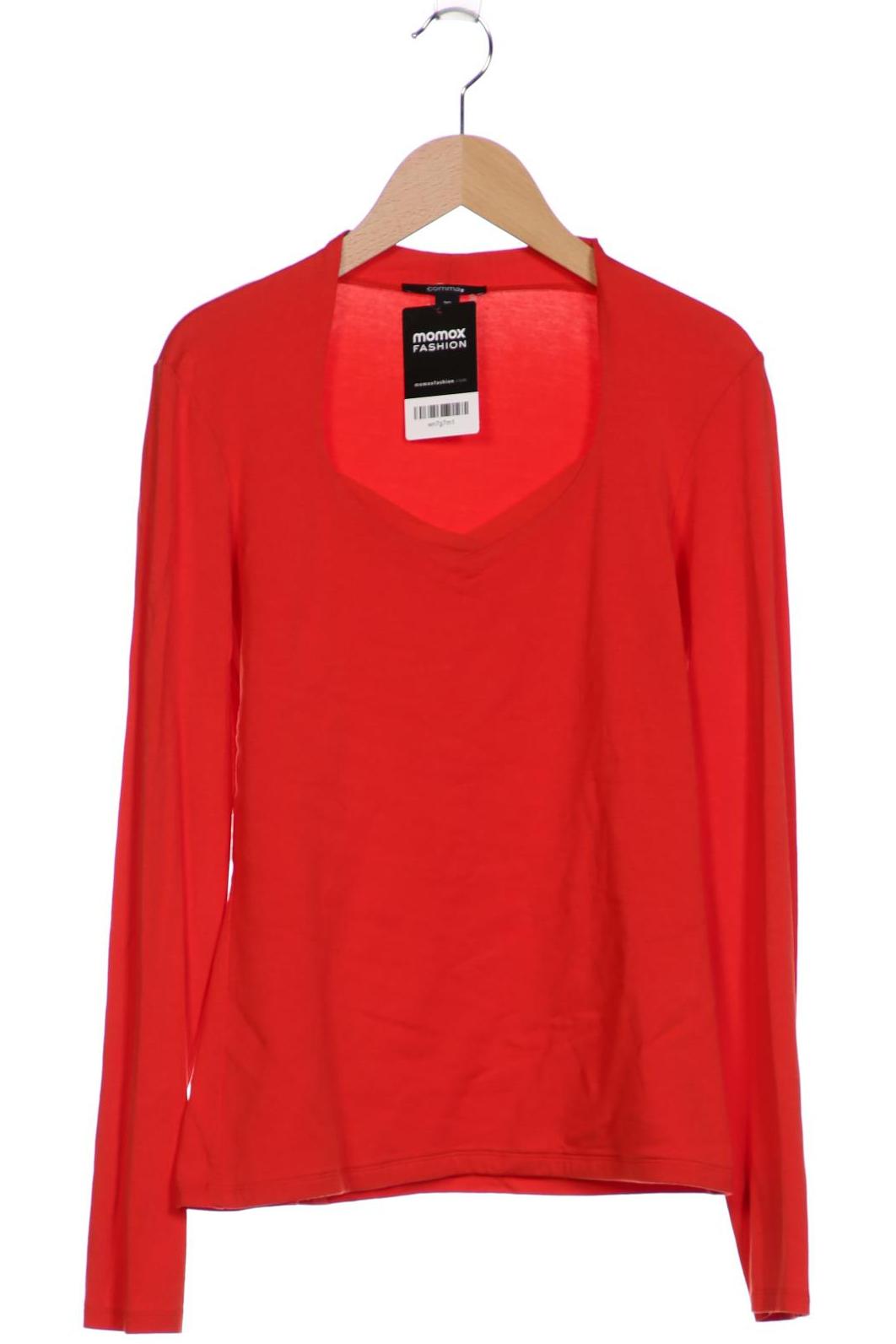 

Comma Damen Langarmshirt, rot, Gr. 38