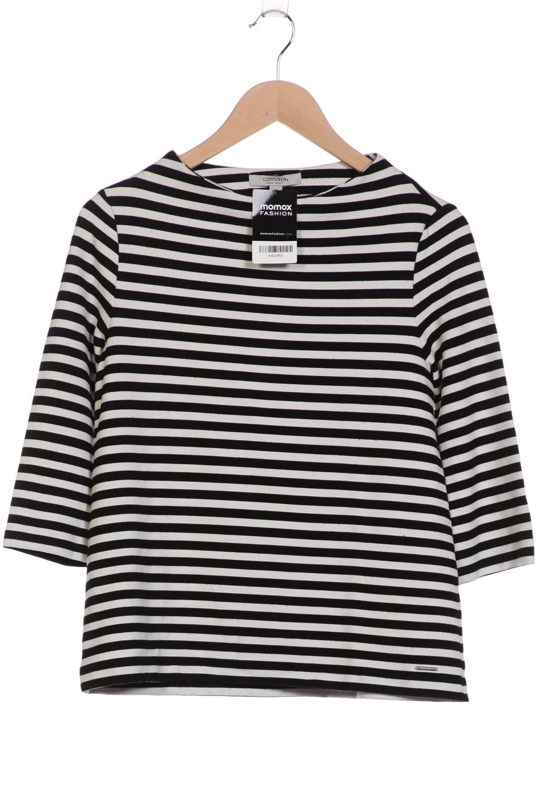 

Comma Damen Langarmshirt, weiß, Gr. 34