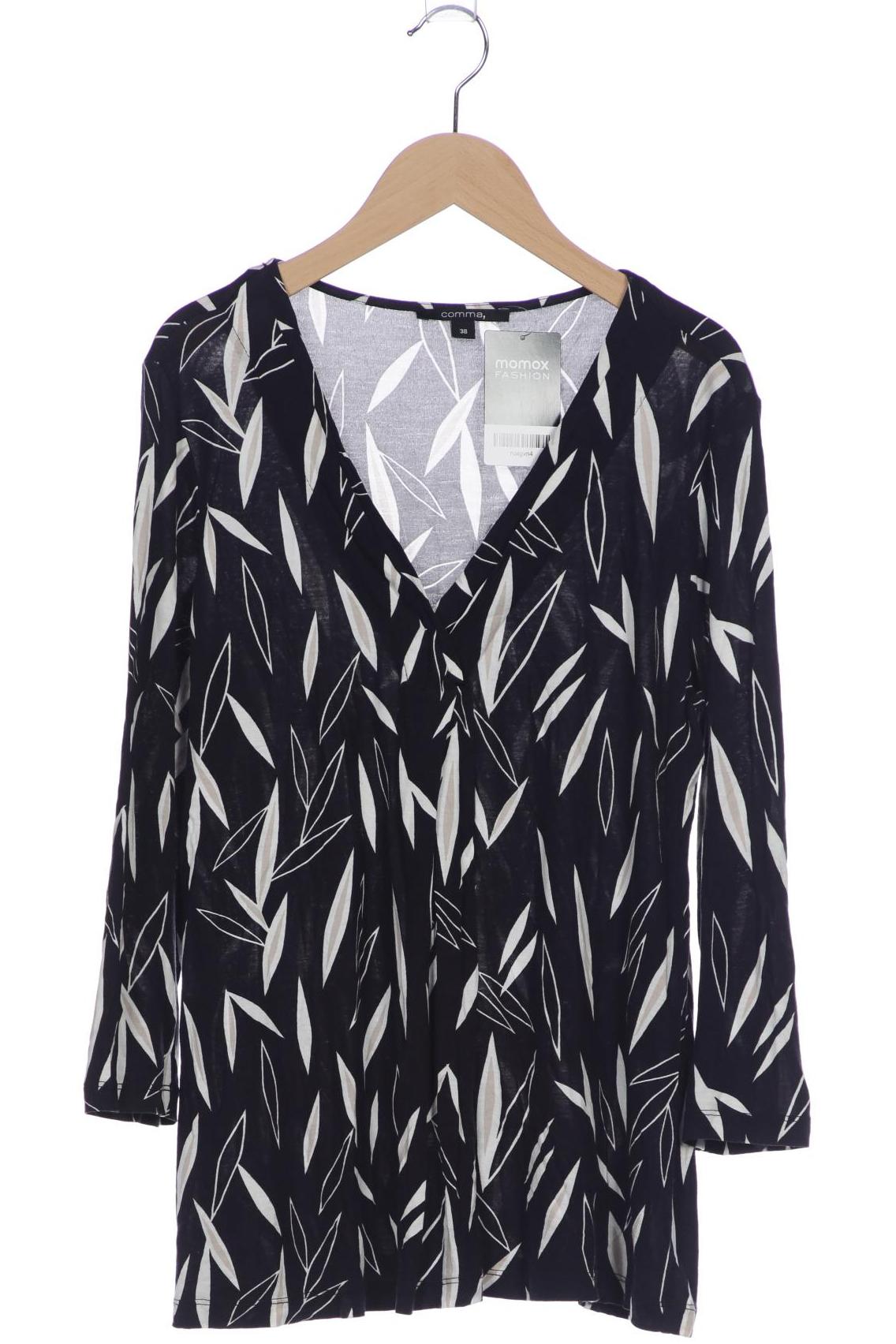 

Comma Damen Langarmshirt, marineblau, Gr. 38