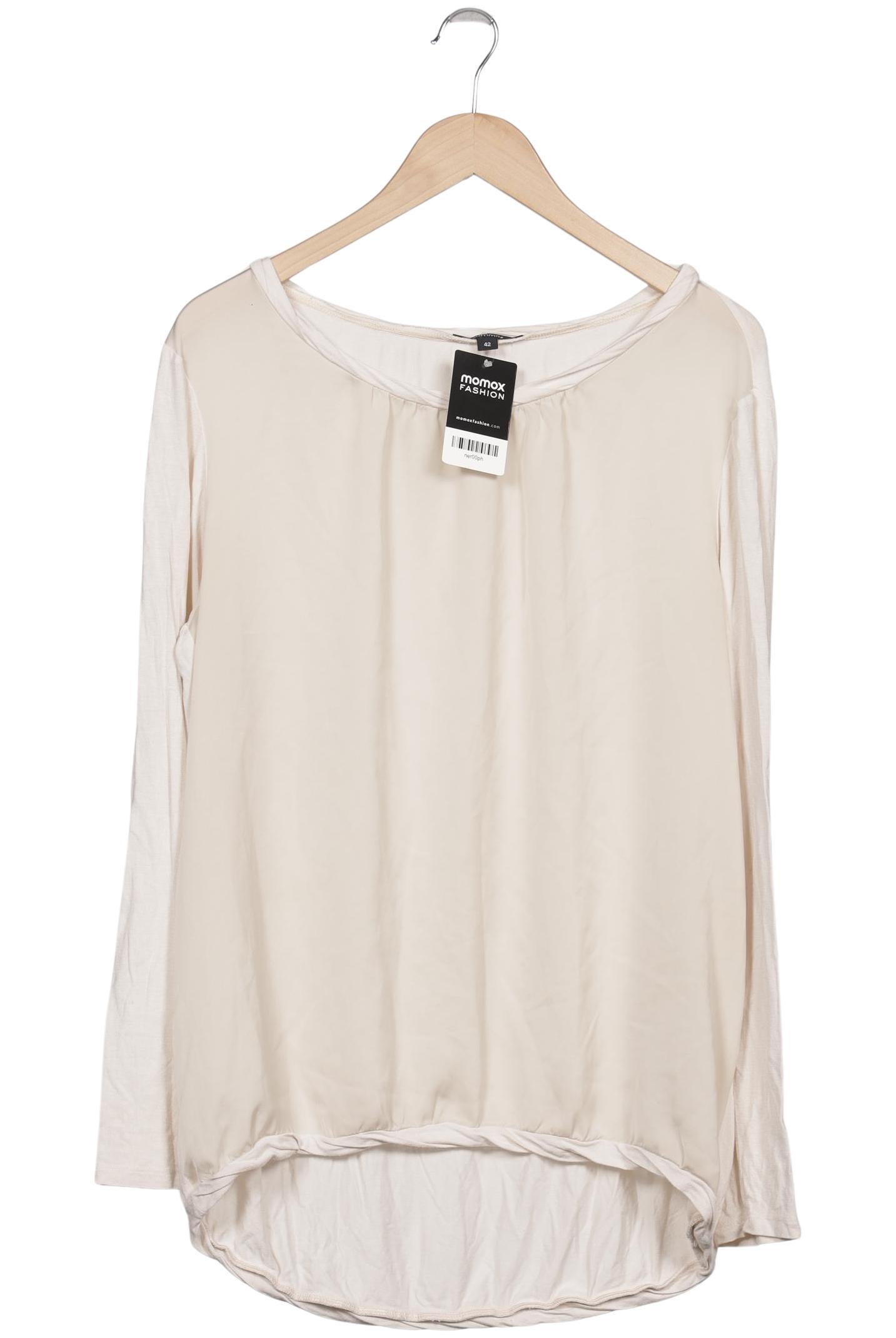 

Comma Damen Langarmshirt, cremeweiß, Gr. 42