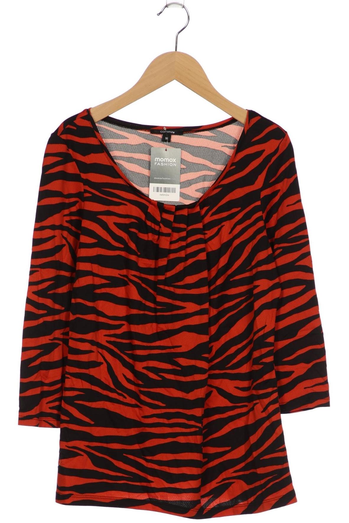 

Comma Damen Langarmshirt, orange, Gr. 38