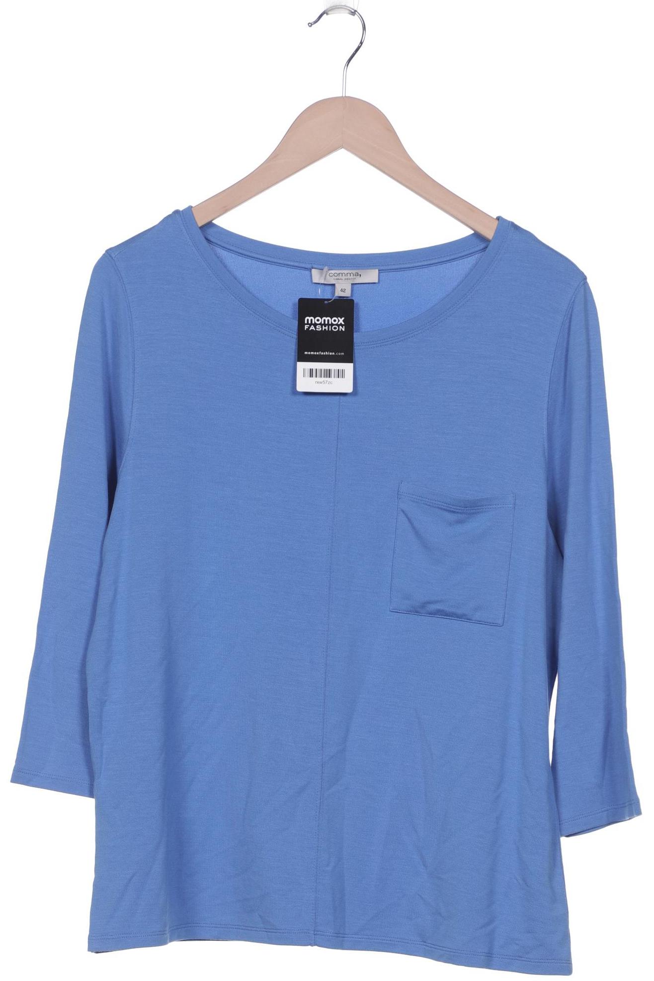 

Comma Damen Langarmshirt, blau