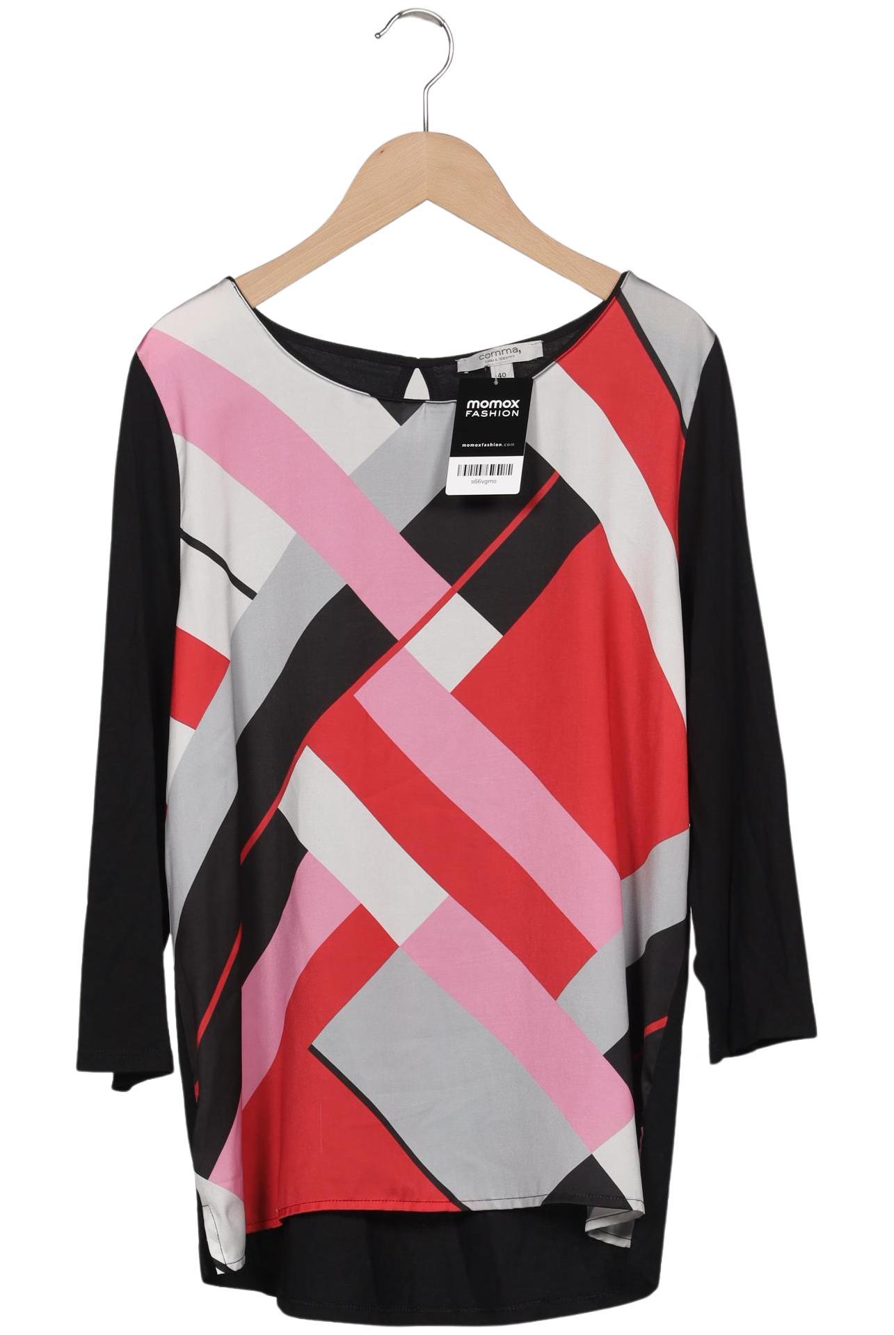

Comma Damen Langarmshirt, schwarz, Gr. 40