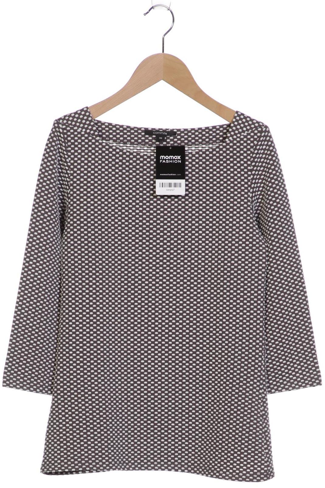 

Comma Damen Langarmshirt, grau