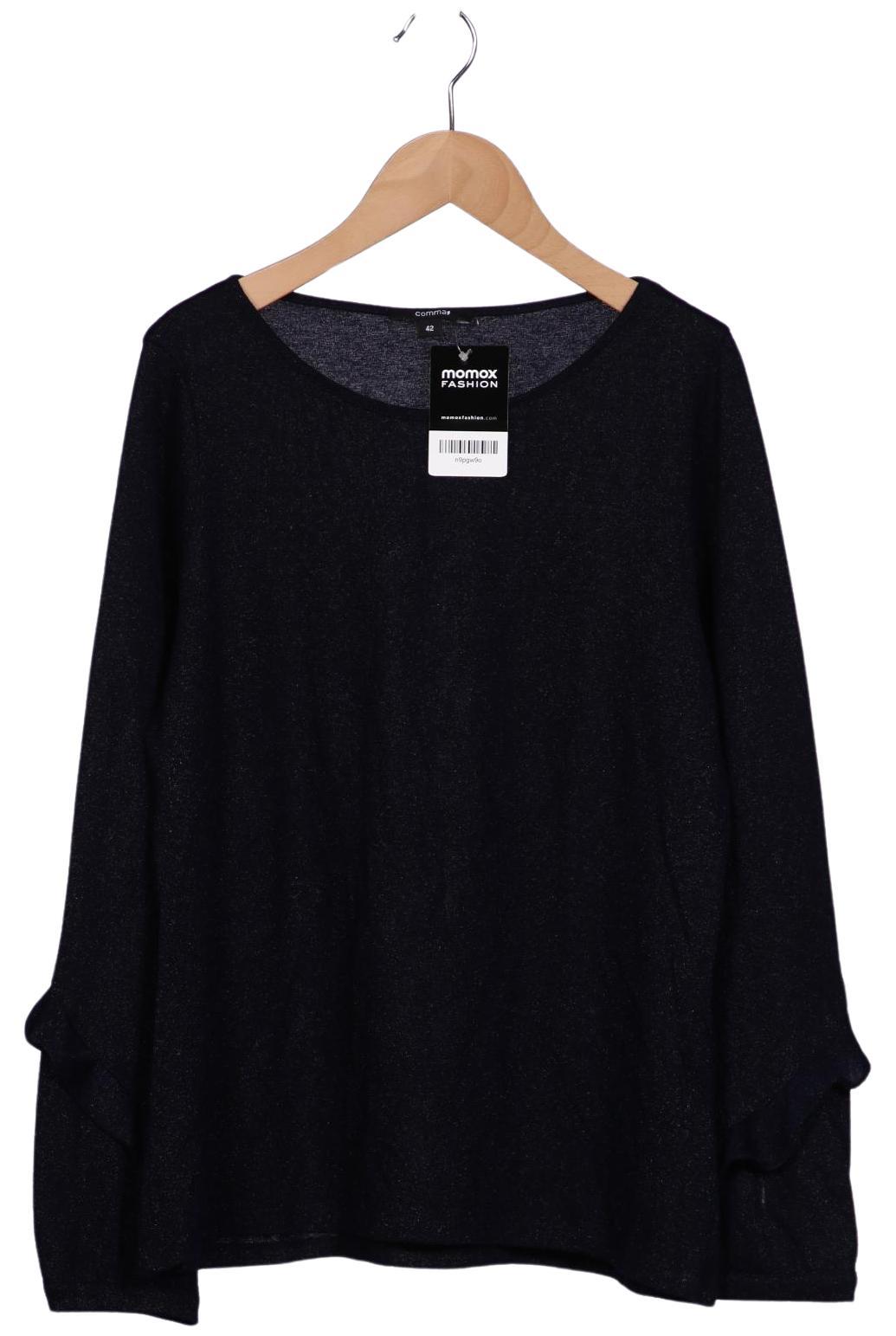 

Comma Damen Langarmshirt, marineblau, Gr. 42