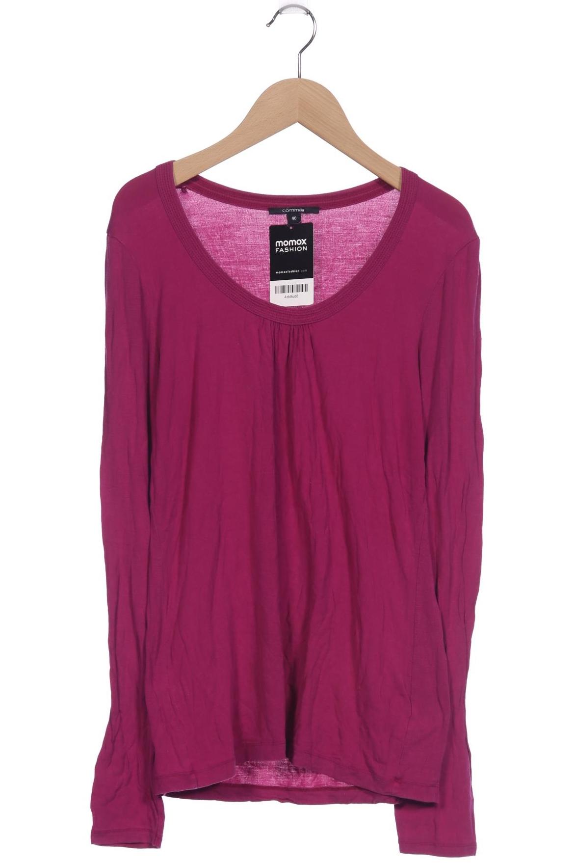 

Comma Damen Langarmshirt, pink, Gr. 40
