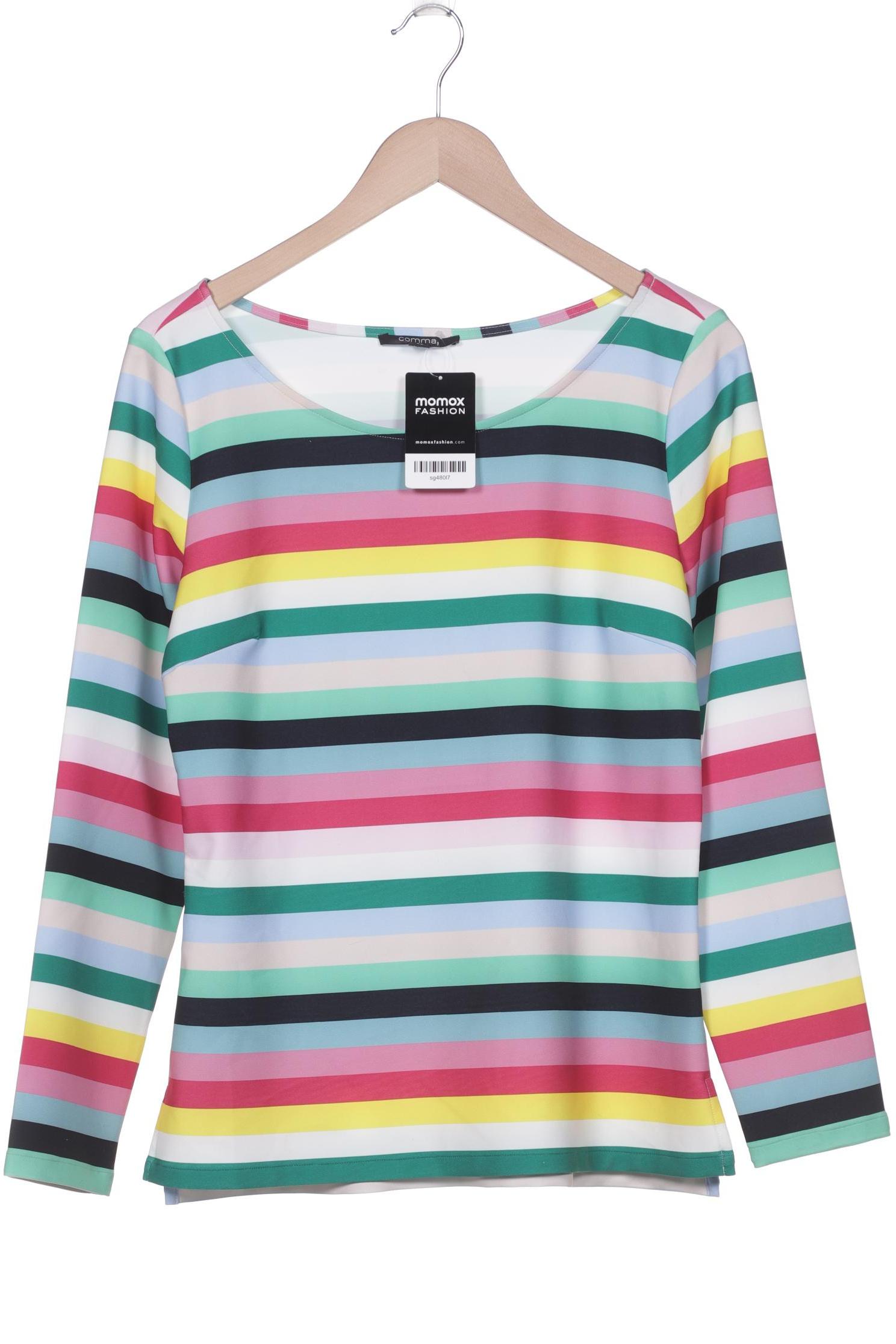 

Comma Damen Langarmshirt, mehrfarbig