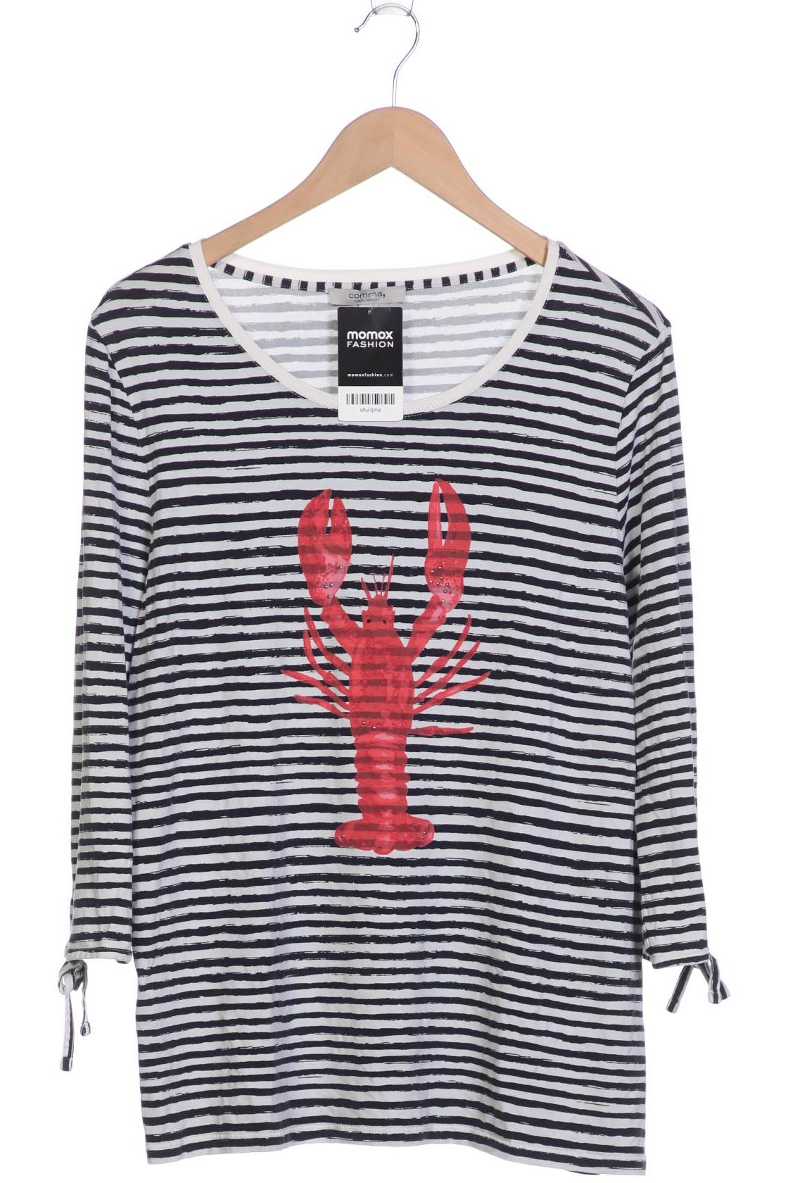 

Comma Damen Langarmshirt, marineblau