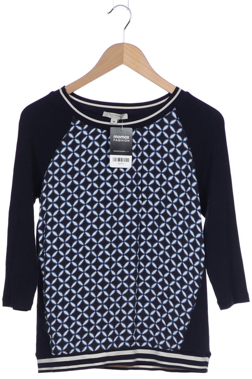 

Comma Damen Langarmshirt, marineblau, Gr. 38