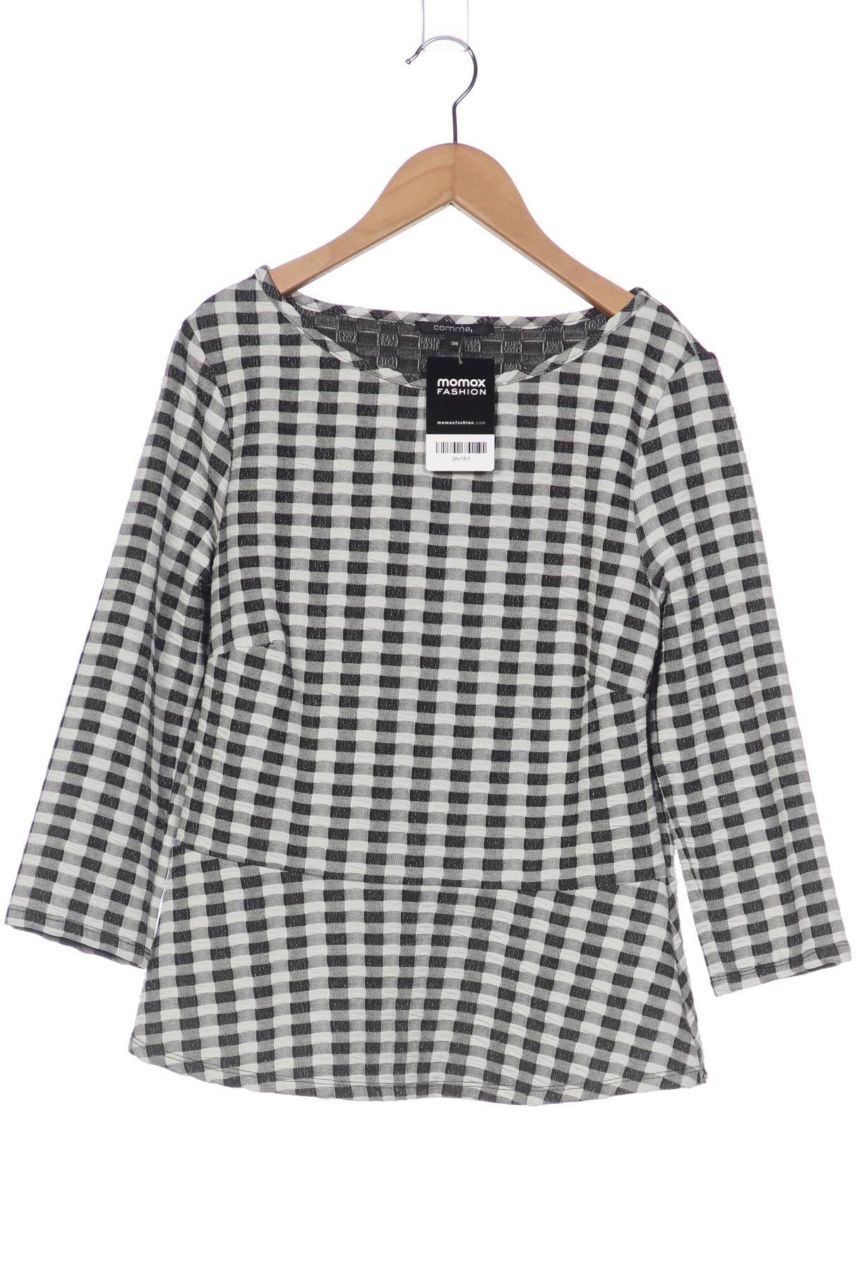 

Comma Damen Langarmshirt, grau, Gr. 38