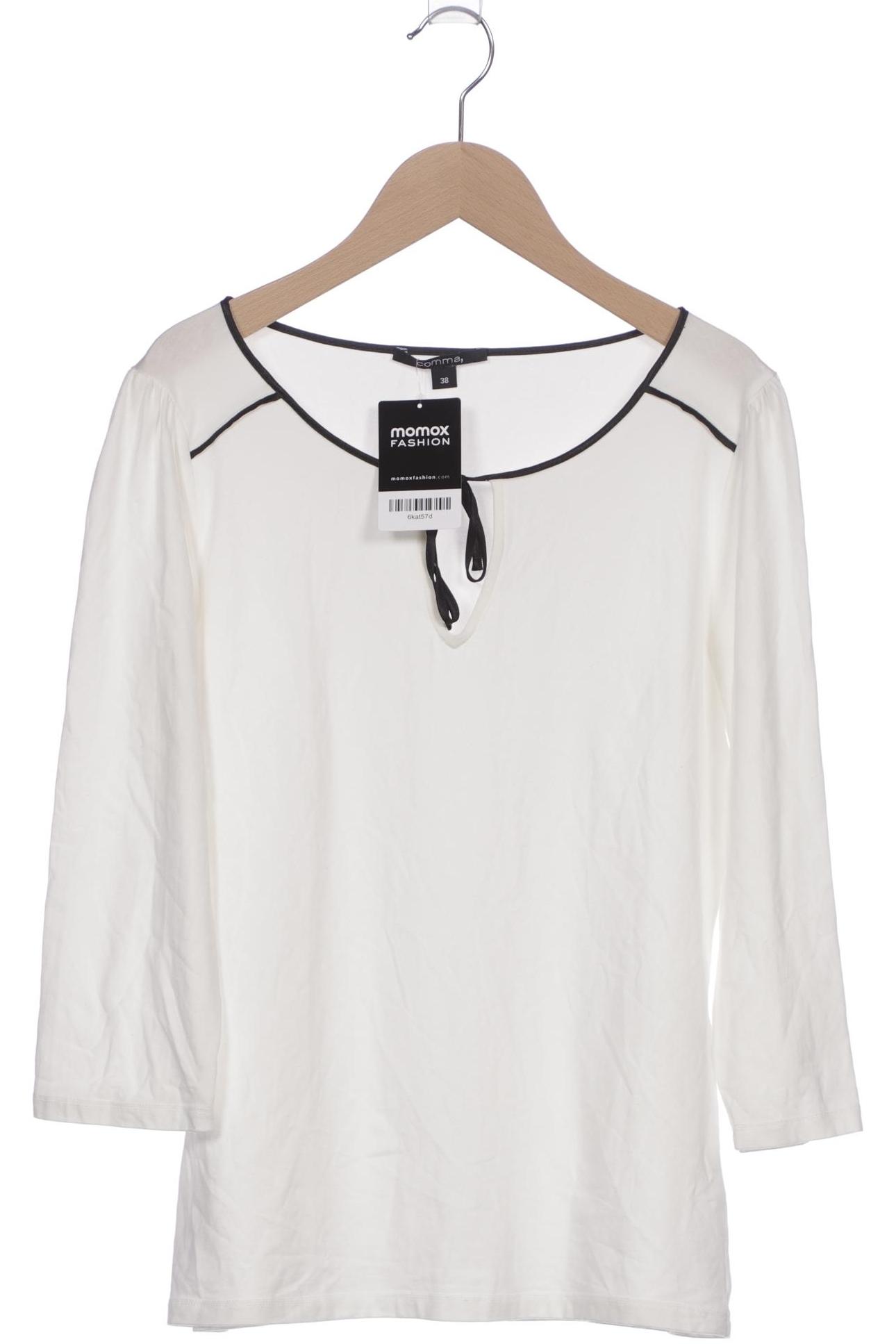 

Comma Damen Langarmshirt, weiß, Gr. 38