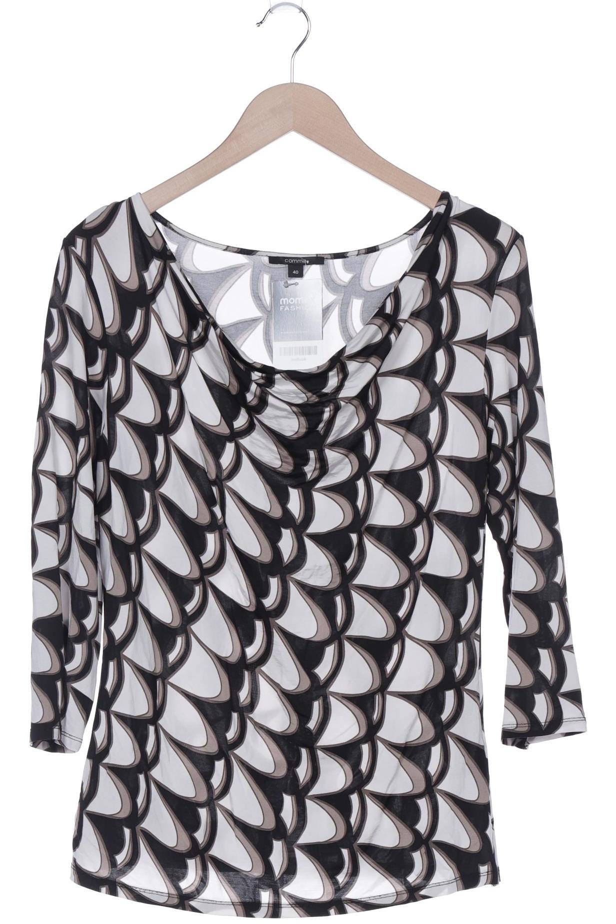 Thumbnail - Comma Damen Langarmshirt, schwarz, Gr. 40