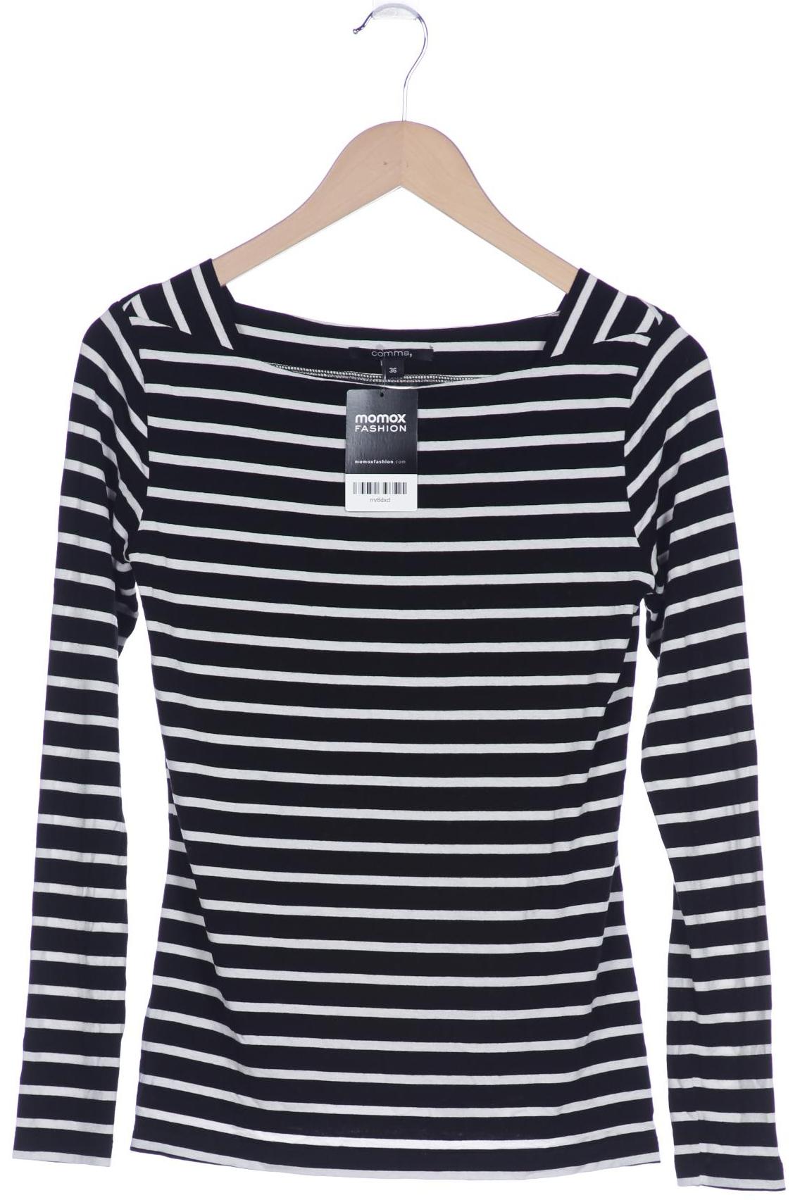 

Comma Damen Langarmshirt, schwarz, Gr. 36