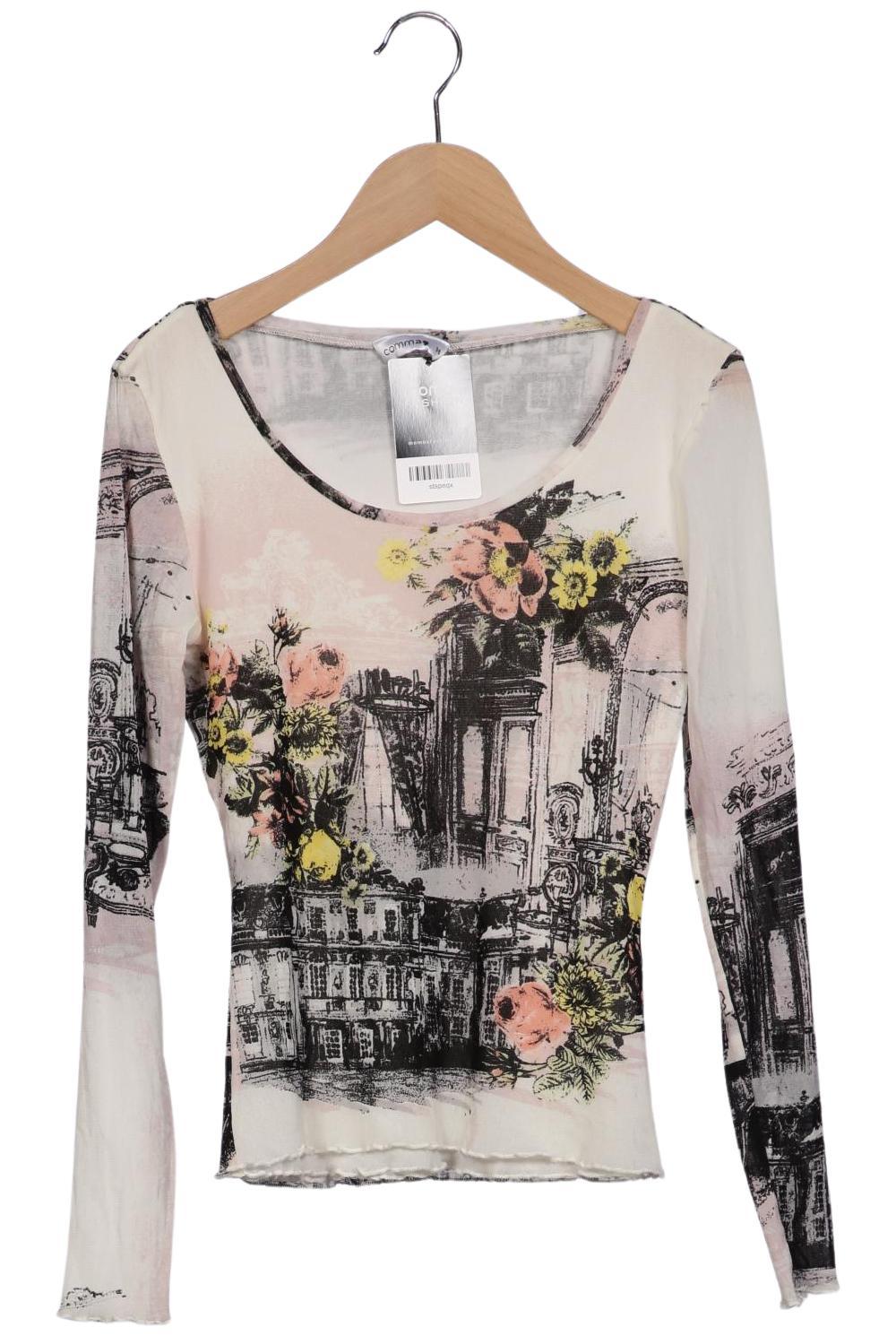 

Comma Damen Langarmshirt, mehrfarbig, Gr. 36