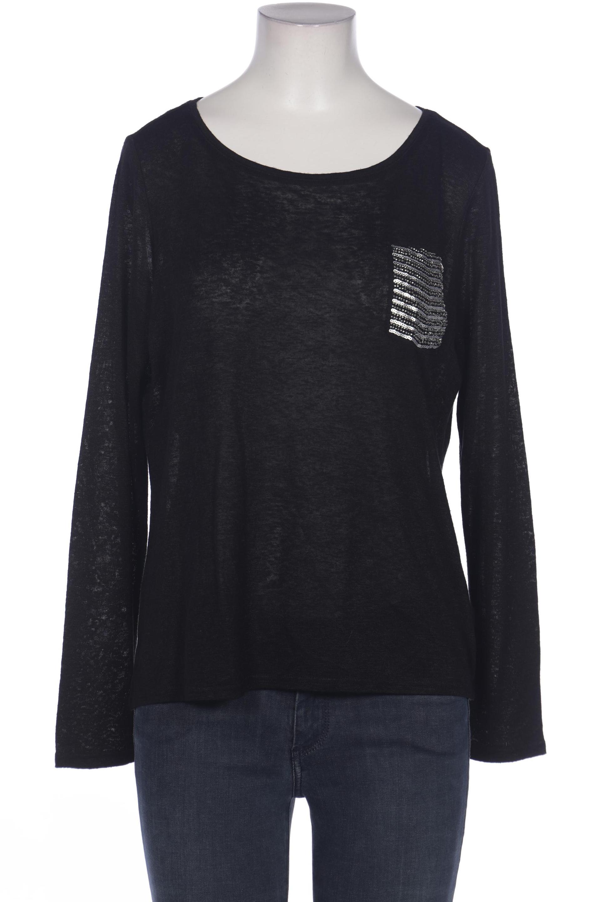 

Comma Damen Langarmshirt, schwarz, Gr. 38