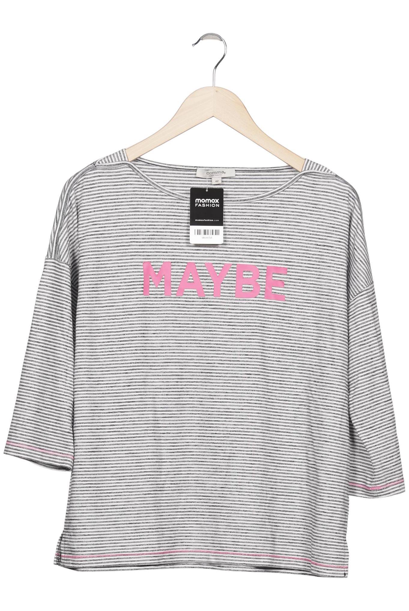 

Comma Damen Langarmshirt, mehrfarbig, Gr. 42