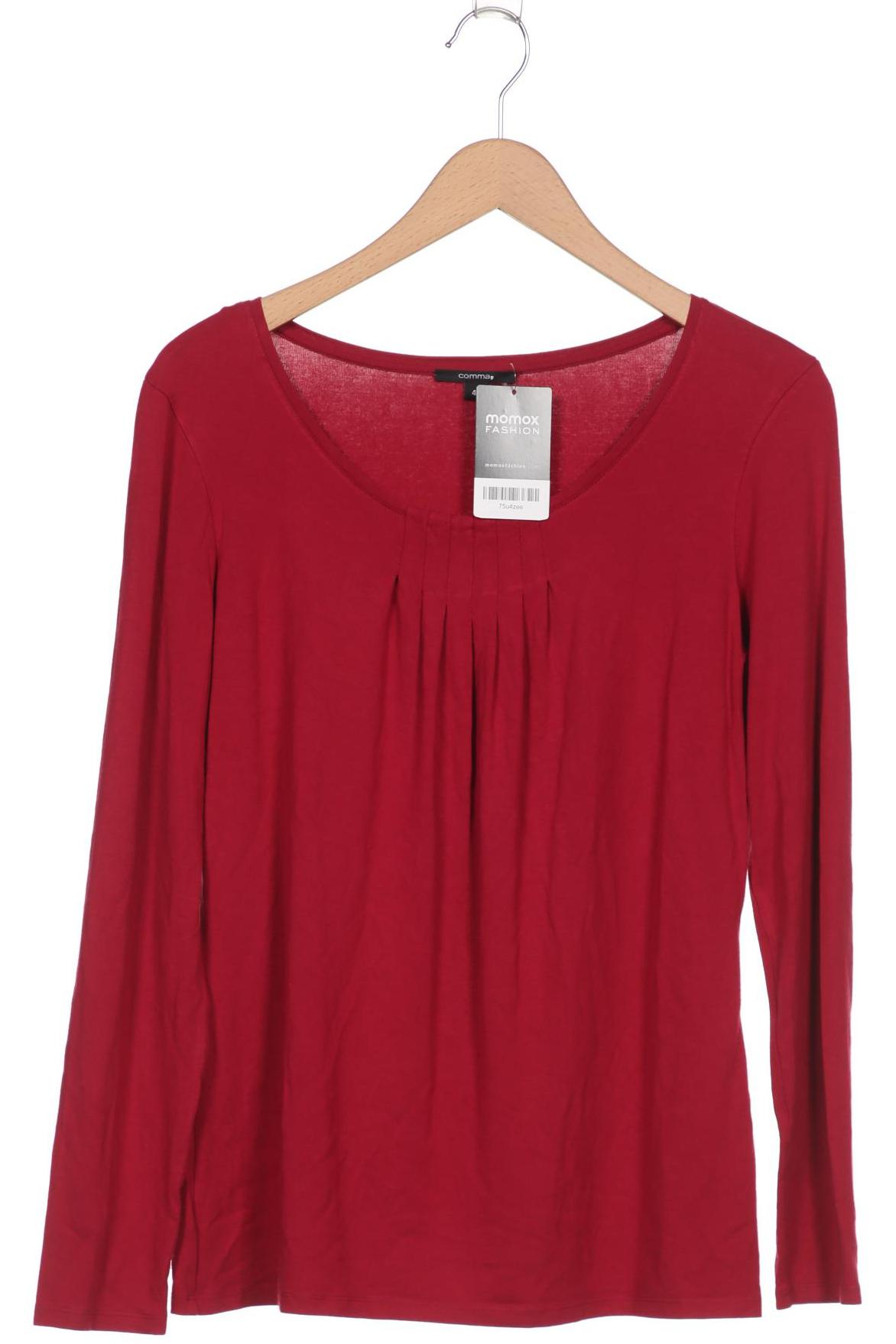 

Comma Damen Langarmshirt, rot, Gr. 40